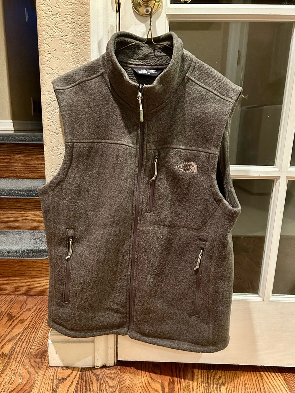 The North Face Olive Green Men's Fleece Vest